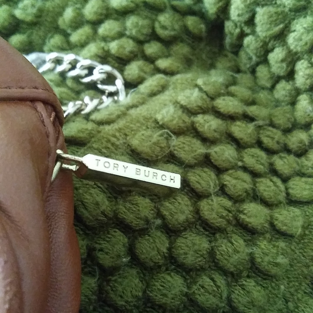 ❌SOLD❌❌❌❌EUC-Tory Burch cognac quilted crossbody